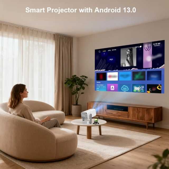 ThundeaL TD80 Pro Mini Проектор Full HD 1080P 4K Video WIFI Android