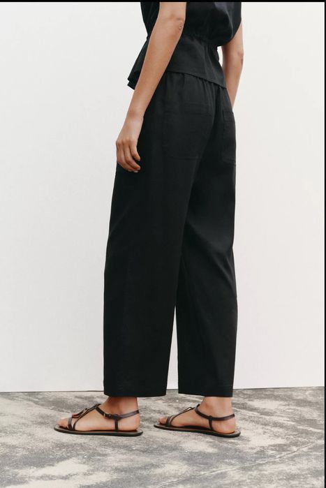 Штани льон zara хс с м л