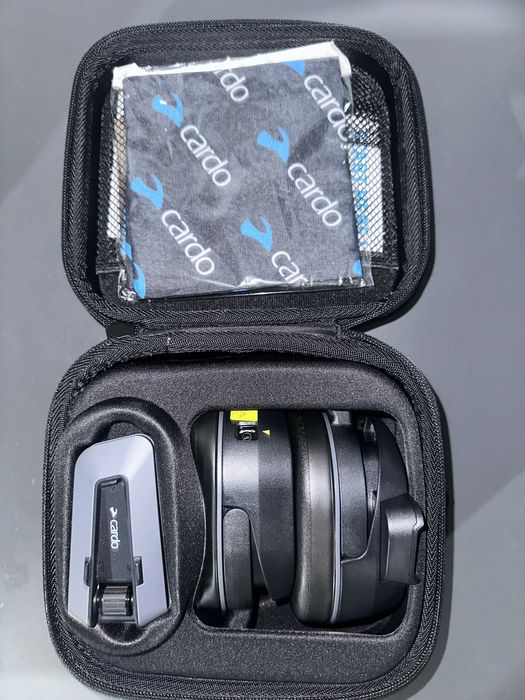 Zestaw Cardo interkom packtalk + sluchawki z głośnikami JBL komplet NOWE