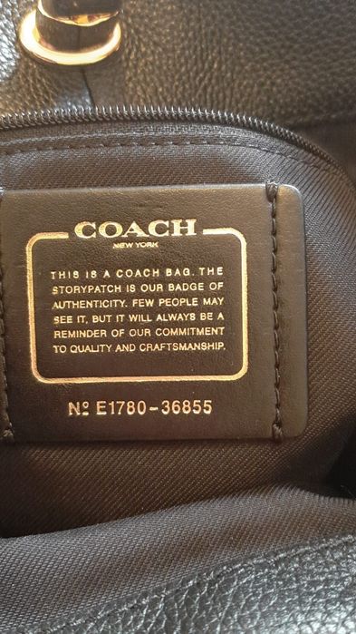 Mala nova de pele Coach original