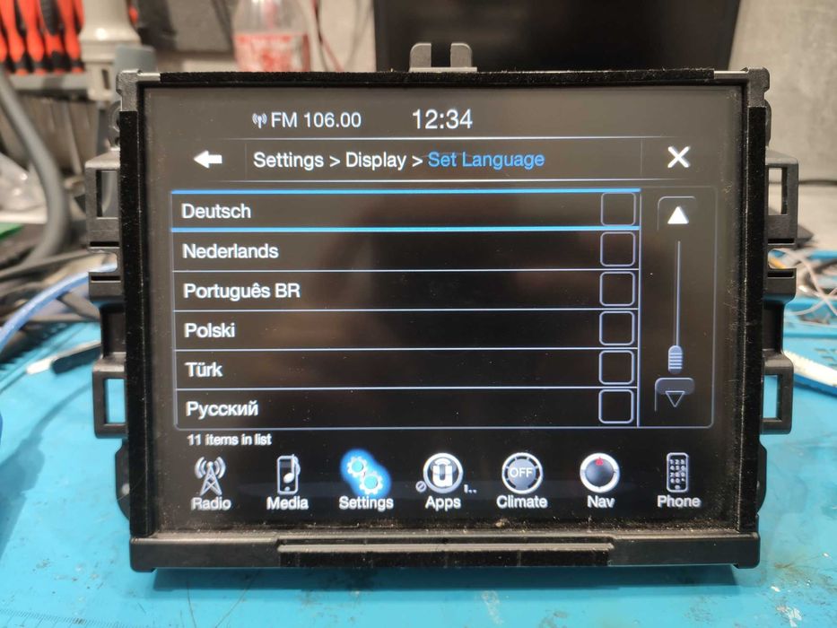 Русифікація Map Jeep Cherokee Dodge Chrysler Uconnect 5-8.4 Panasonic