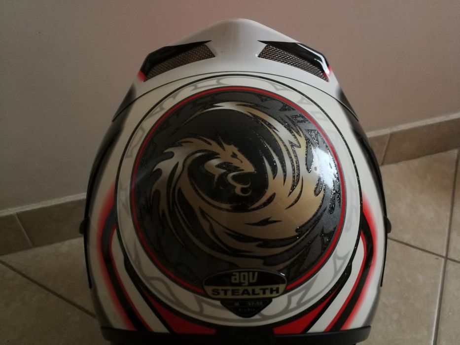 Kask motocyklowy AGV Stealth roz. M z pokrowcem