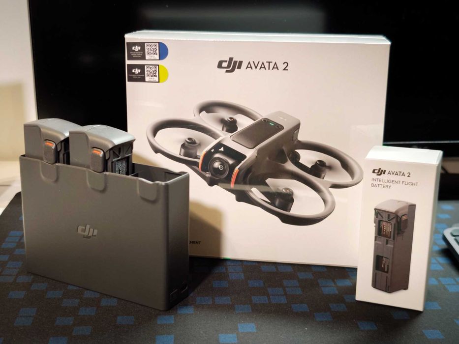 DJI Avata 2 - NOWA + HUB i 3 baterie + DJI care + dodatki