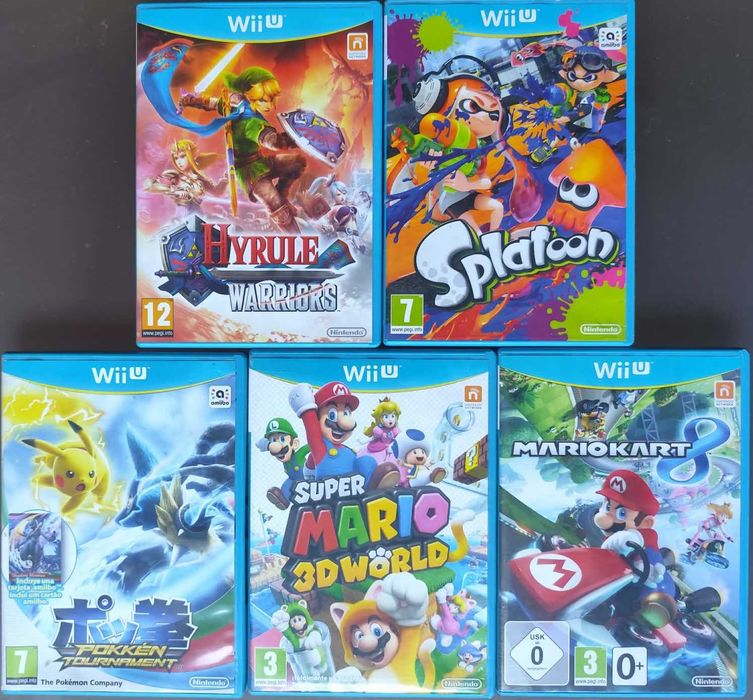 Nintendo Wii U - Diversos Jogos em Excelente Estado!