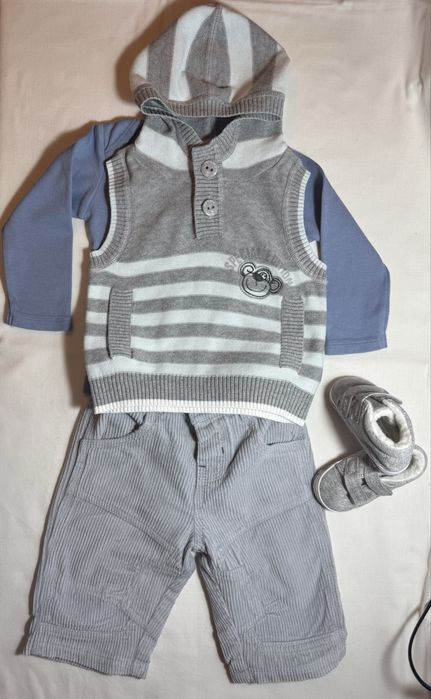 Костюм для хлопчика 3-6міс, +болі та черевички