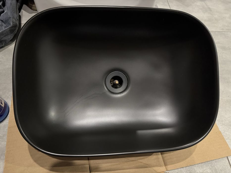 -Umywalka ceramiczna nablatowa Hestia 45.5x 32 Basaro