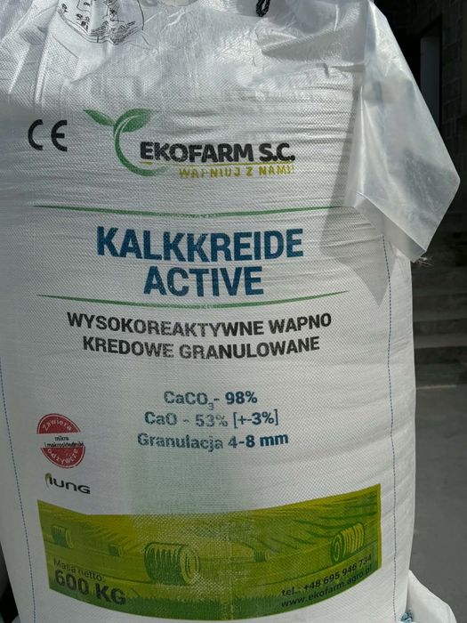 PRODUCENT: Wysokoprocentowe Wapno Kredowe granulowane 98%Czarna kreda Siarczan Magnezu Wapno z Magnezem