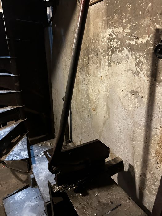 Guilhotina  para chapa antiga