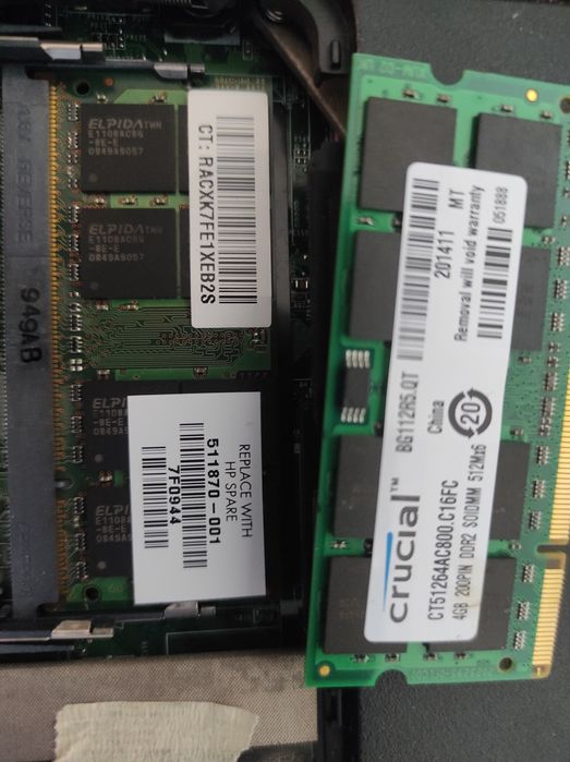 Portátil HP para peças