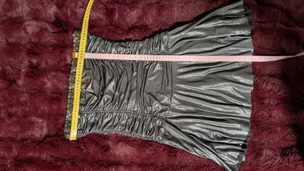 Srebrna sukienka Cotton Club