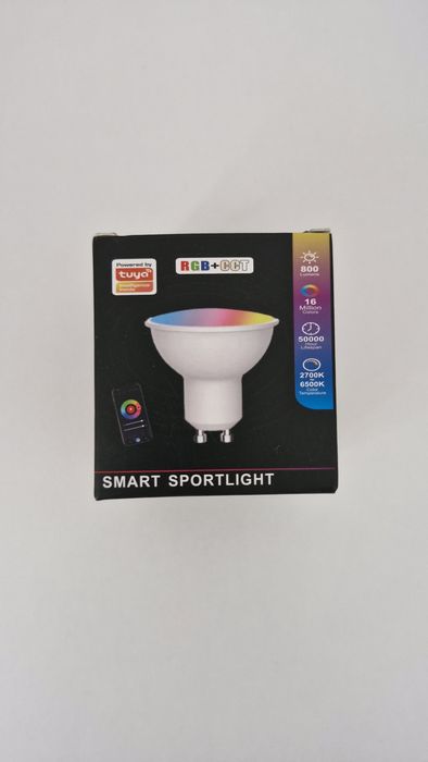 2 Lâmpadas led inteligente Tuya gu10 wifi