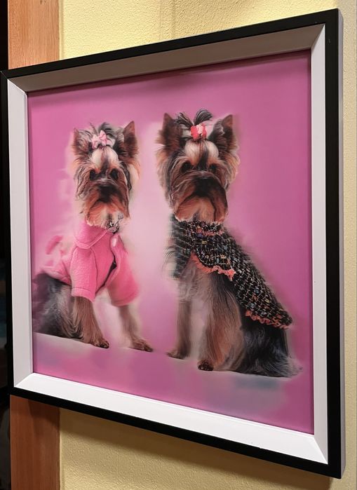 Quadro 3D com cães – Tattoon