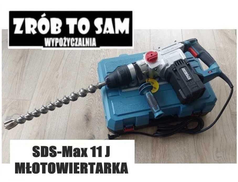 Młotowiertarka SDS Max 11J Erbauer dłuta kujące wynajem młot