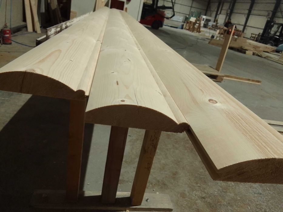 Półbal 45x190mm deska elewacyjna świerk
