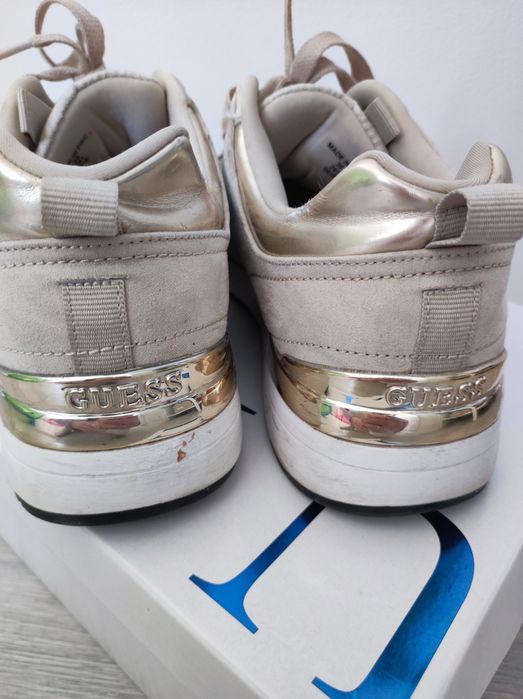 Sneakersy guess 39 beżowe