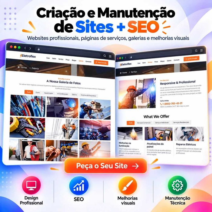 Criação e Manutenção de Sites + SEO
