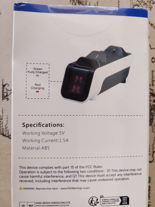 Stacja ładująca do padów PS5