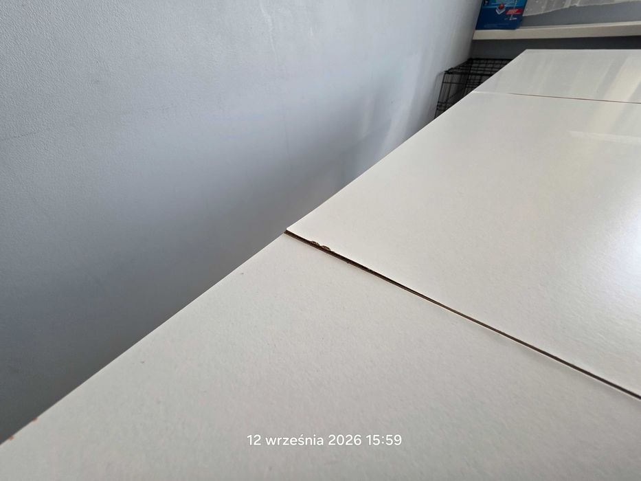 Stół rozkładany biały 140/180 cm szerokość 80 cmm