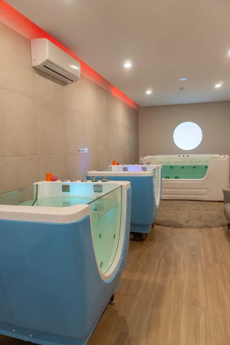 3 Piscinas para bebés e adultos - Água quente e gelo