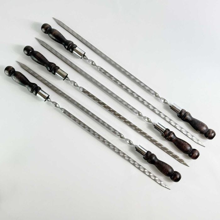 Набір шампурів Зубр 2.0 ELIT BS69 Набор для шашлыка в кейсе на подарок