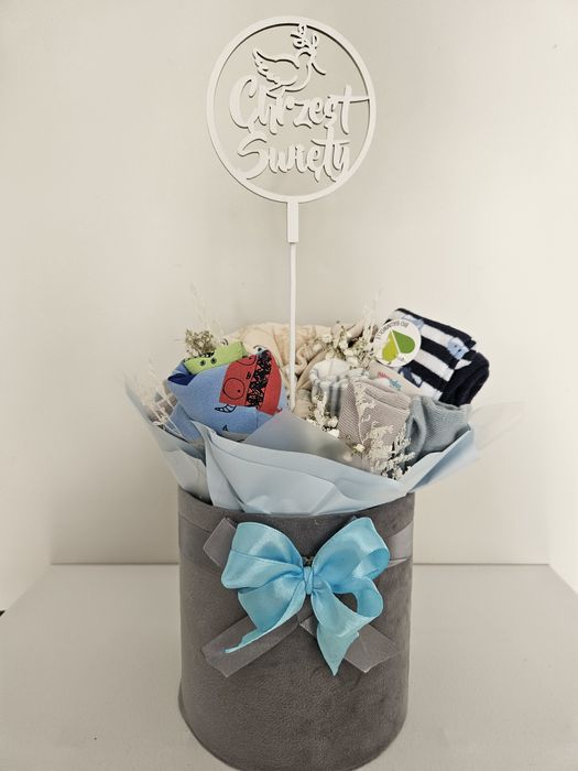 DZIECIĘCY  box prezentowy, narodziny, babyshower, roczek, chrzest