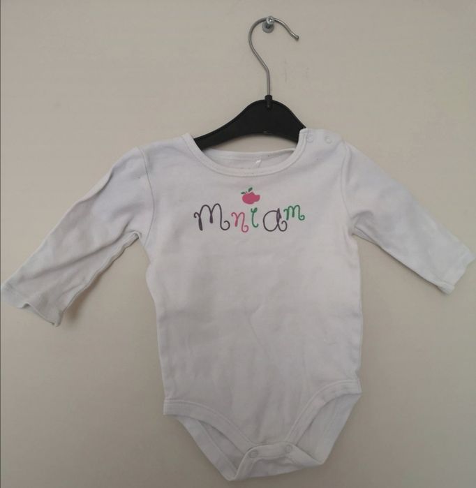 Body na krótki i długi rękaw rozmiar 68. 6 sztuk