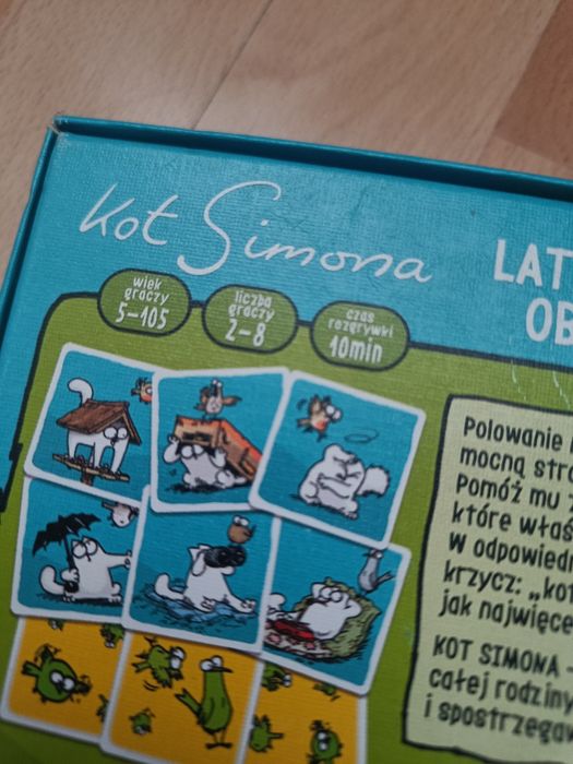 Gra rodzinna Kot Simona Latający Obiad wydawnictwa MDR.