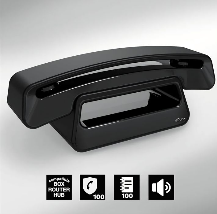 Telefon stacjonarny bezprzewodowy ALCATEL Epure  Vintage Design Nowy