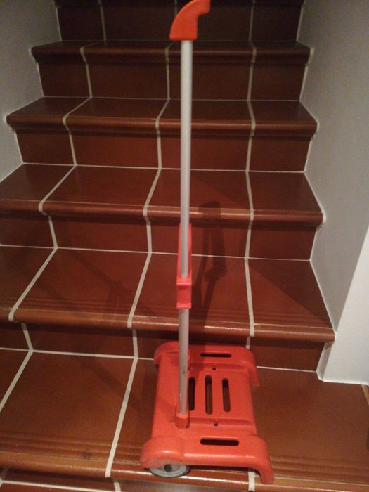 Trolley de criança para levar a mala da escola por 10€.