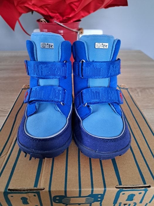 Affenzahn Mid Boot Vegan Comfy Shark zimowe trzewiki barefoot 23