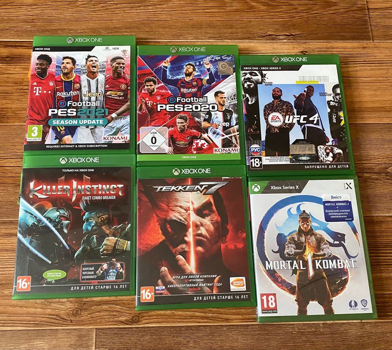 Xbox One/Series X: Deadpool, GTA, FORZA Horizon, PES 2021, MK