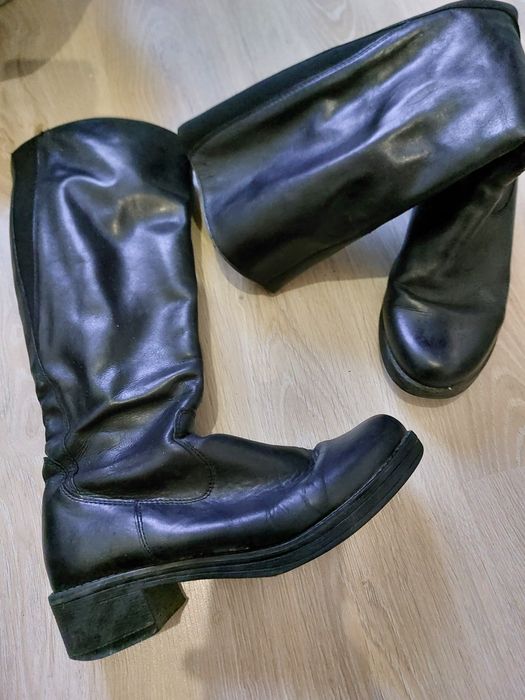 Kozaki damskie czarne rozmiar 38