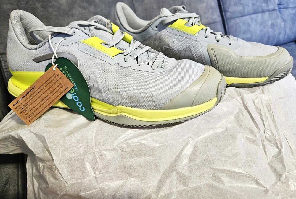 Buty do Tenisa HEAD SPRINT PRO 3.5 GREY/YELLOW MEN r.45 (270b)