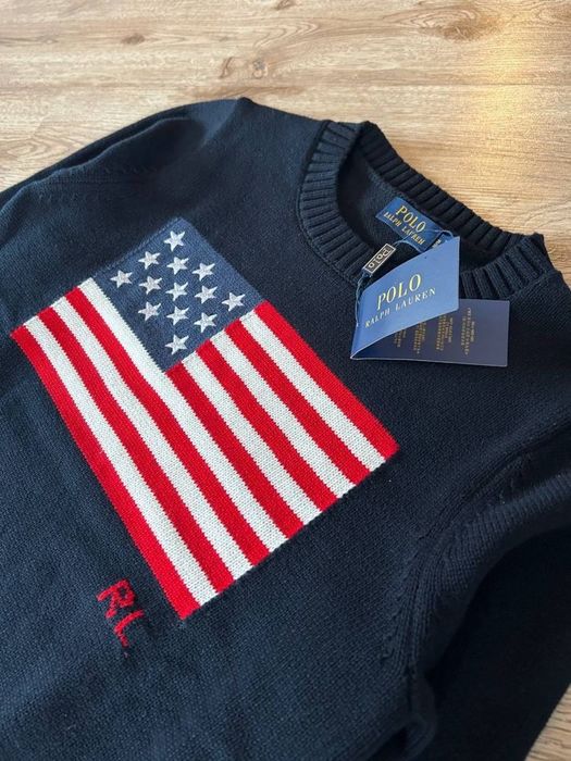 Свитера Polo Ralph Lauren USA В цветах Белые Синие В размерах