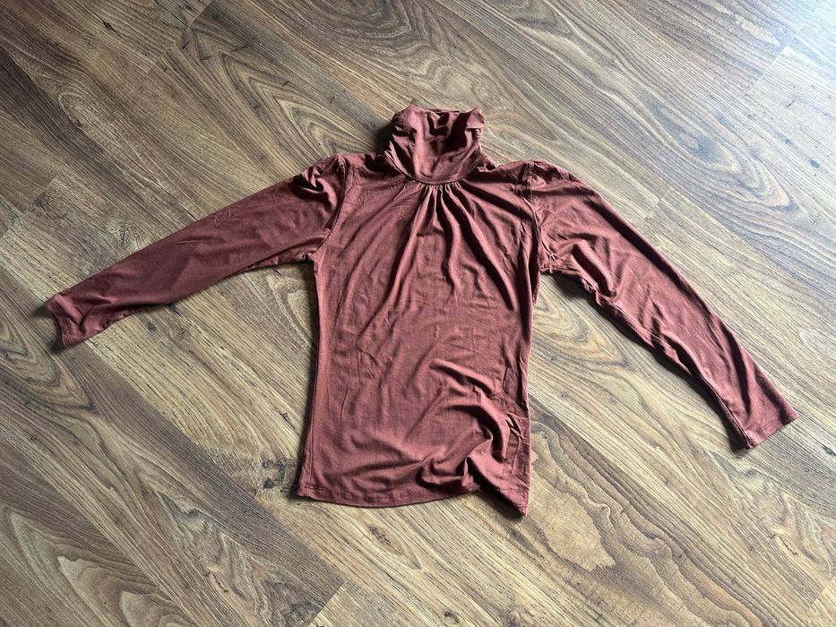 Brązowy miedziany golfik z marszczeniem golf MEGI