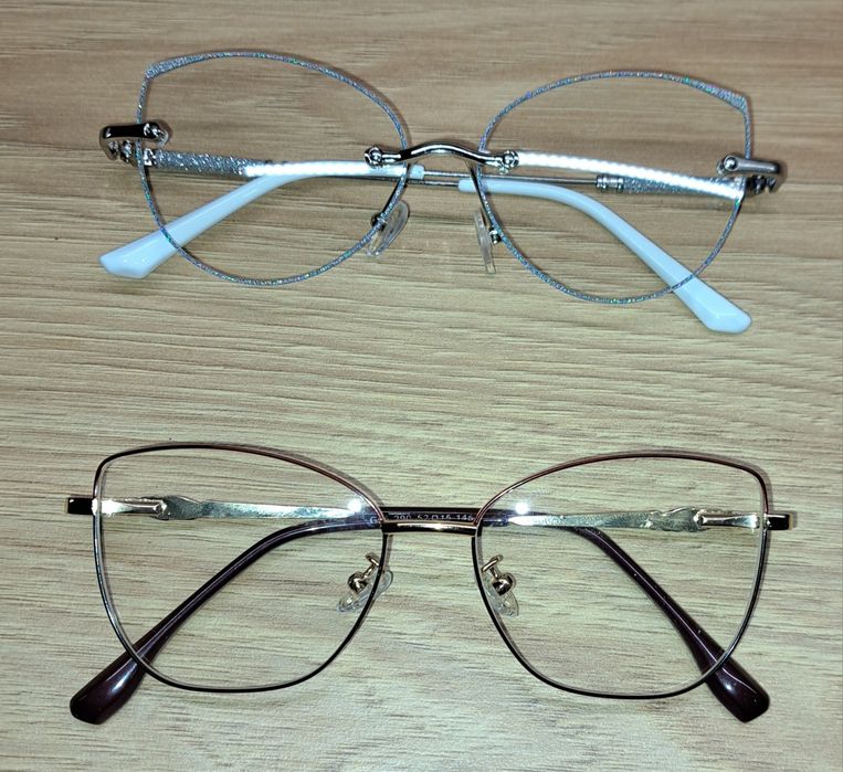 Okulary "zerówki " 2 pary