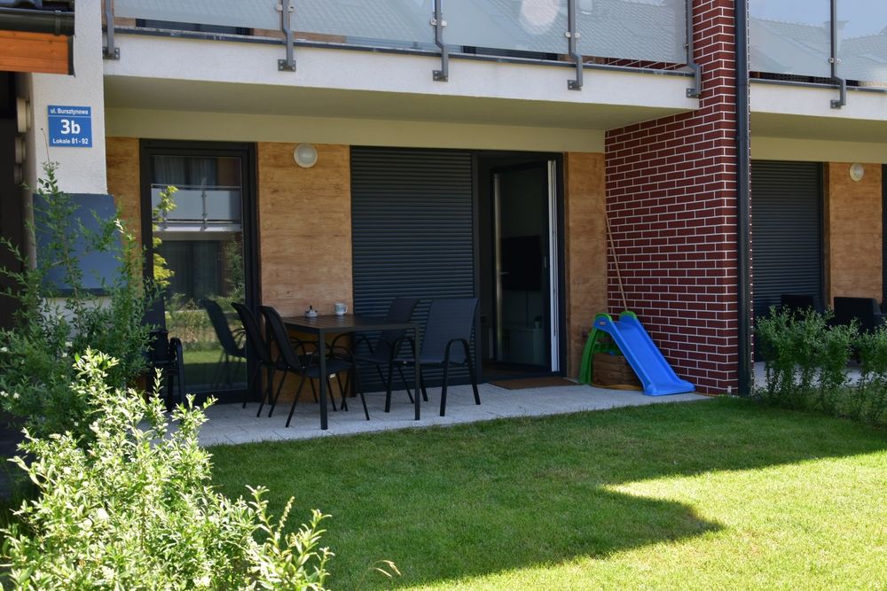 Apartament Rodzinny Jantar Park nad morzem, parter, ogródek, 5 osobow