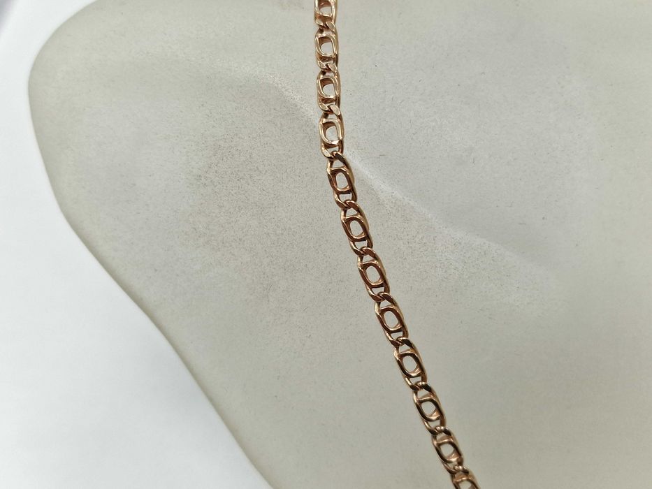 Złoty łańcuszek/ 585/ 6.56 gram/ 50cm/ różowe złoto/ XXI wiek