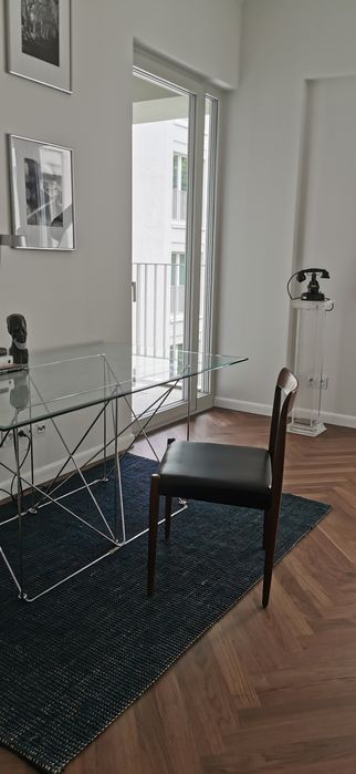 Krzesło tekowe z lat 60-tych, Lübke, Vintage