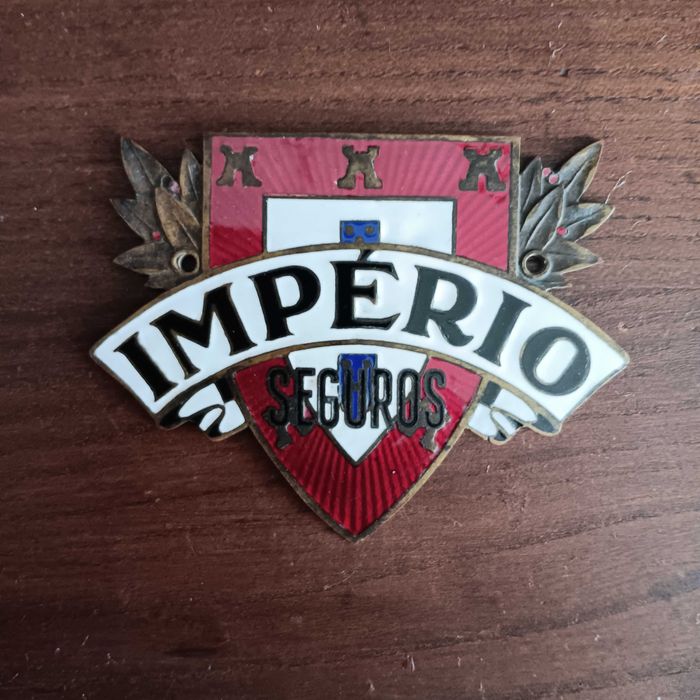 placa em metal Império
