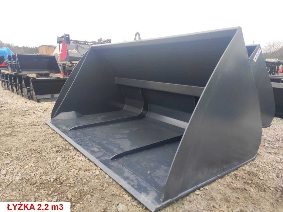 Łyżka Łycha 2,0m 2,2m 2,4m do ładowarki Manitou JCB 1,2m3 1,6m3 2,2m3