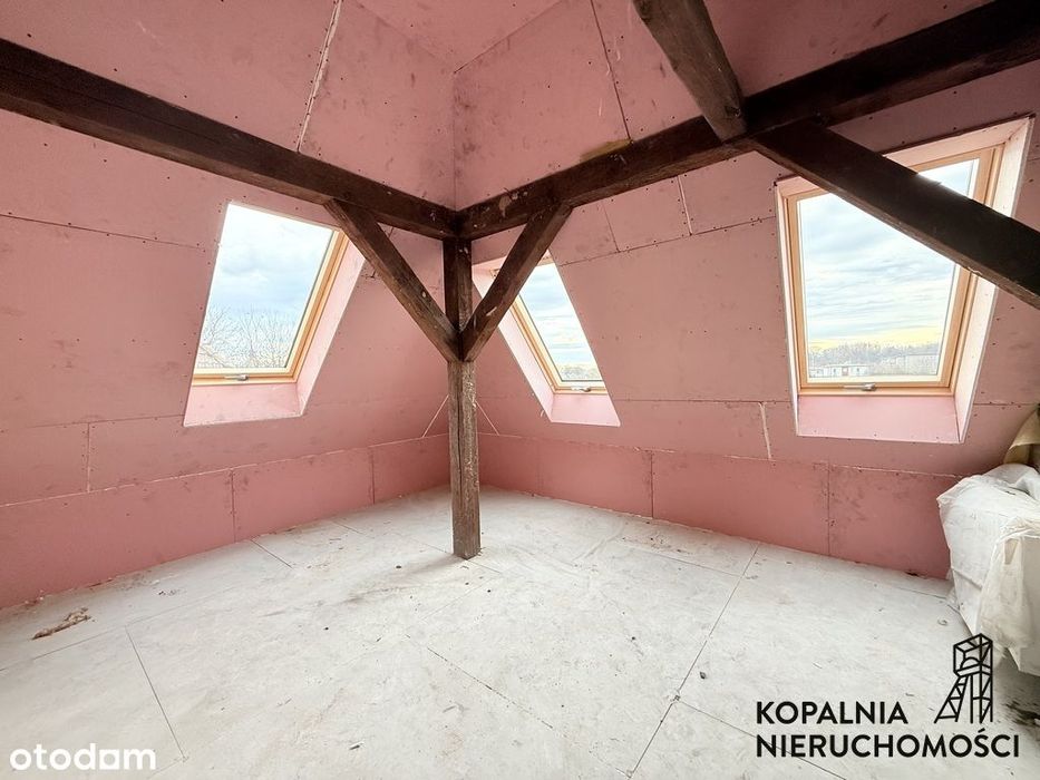 3 Pokoje do własnej aranżacji na poddaszu  C.O.