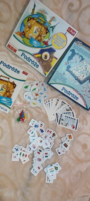 Gra Podróże Akcja Edukacja Trefl Gra edukacyjna