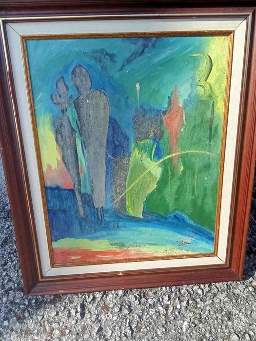 Quadro vintage de vários pintores