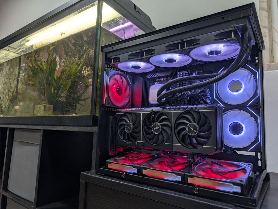 PC Gaming RX 9070 XT Ryzen 9 64/128GB Ram Lian Li