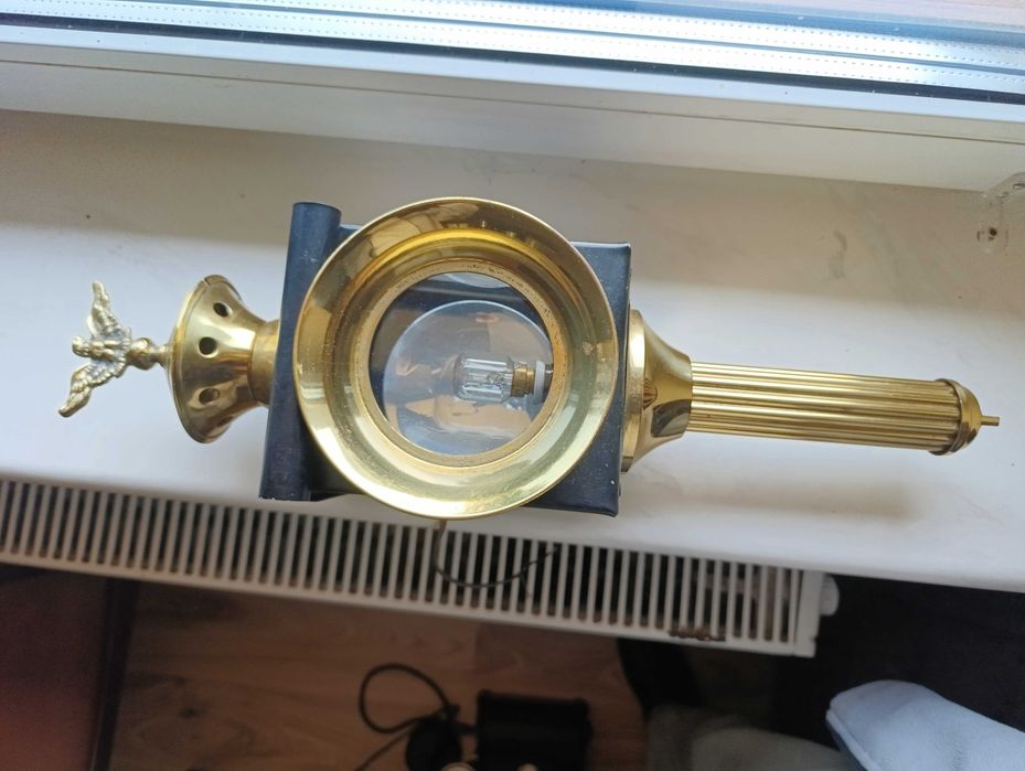 Stara lampa do parowozu , bryczki stan idealny