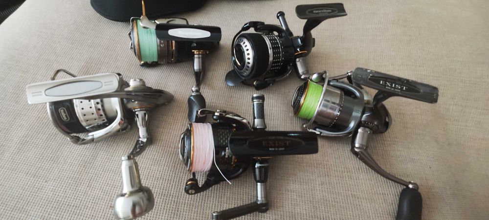Kołowrotki spinningowe Daiwa i Megabass
