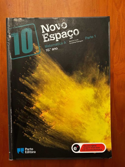 Livros de Matemática 10.º ano - Porto Editora