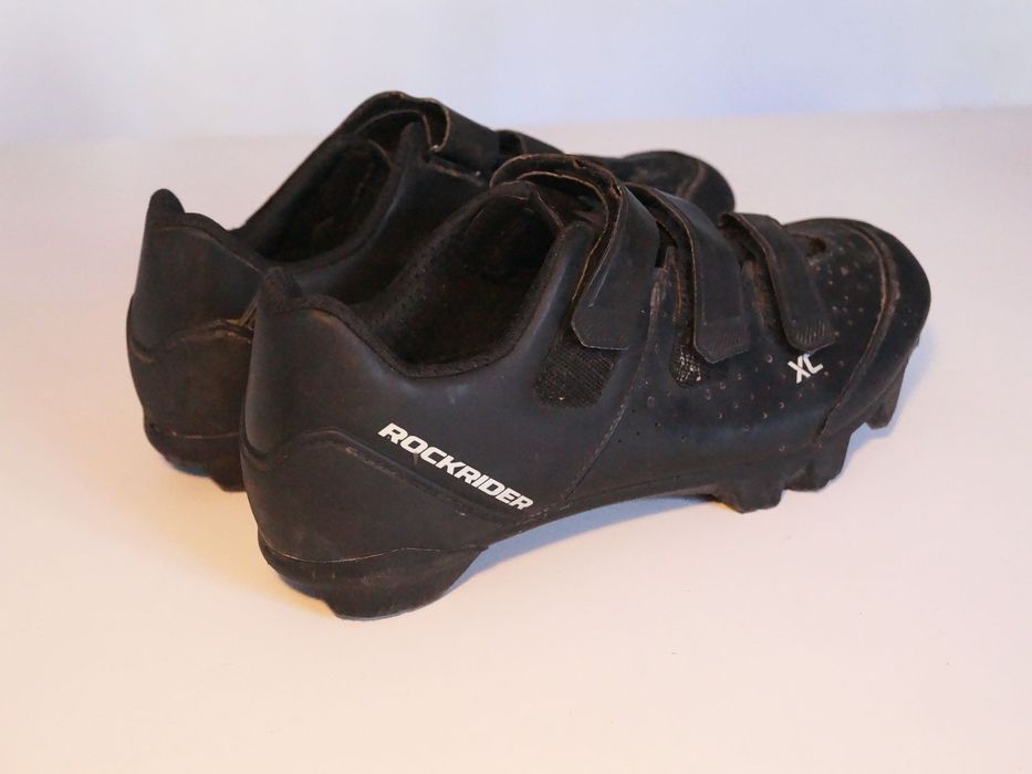 Sapatos de BTT Rockrider XC n.º 42 com cleats Shimano, em bom estado