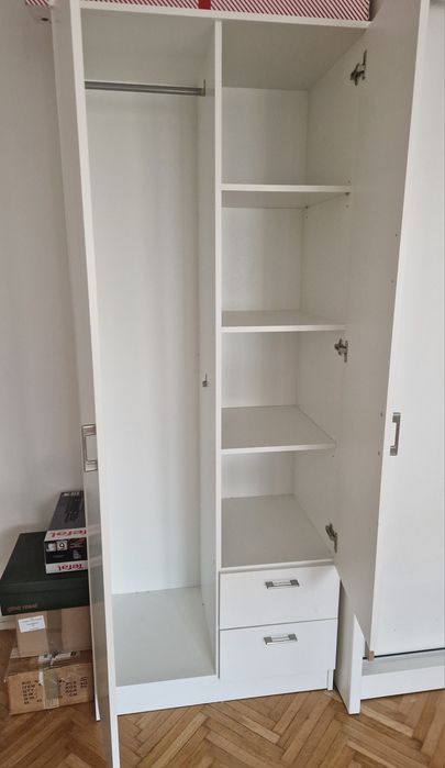Szafa dwudrzwiowa wąska 80 cm jak nowa!